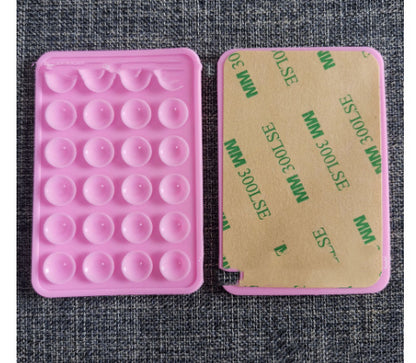 Thickened Silicone 24-grain Square Mobile Phone Tablet Computer   Bag Universal Suction Cup